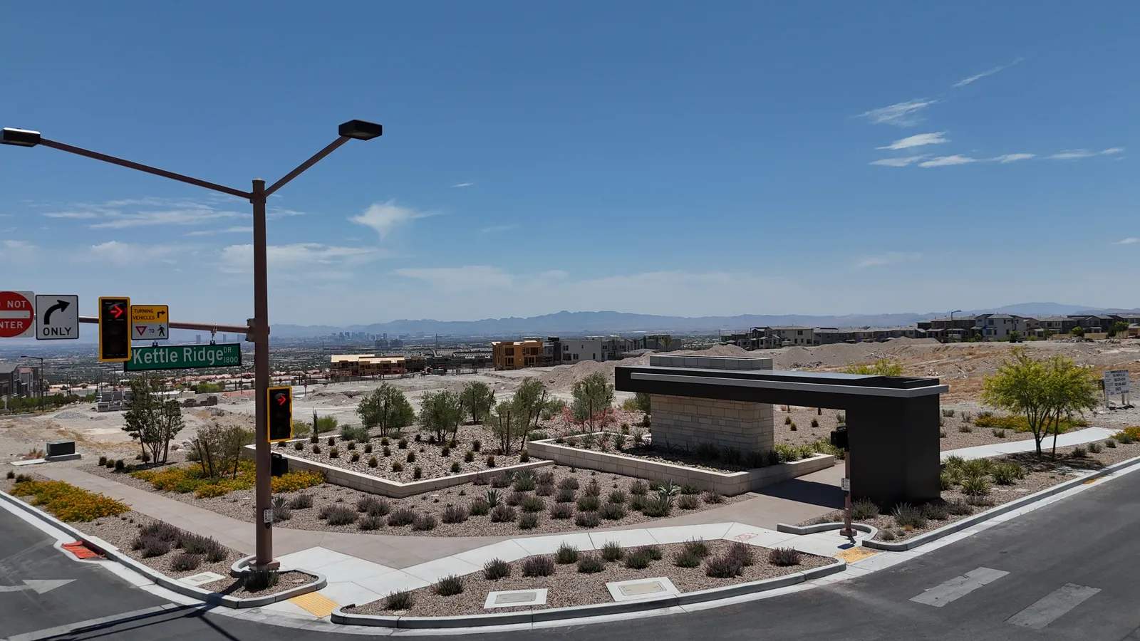 Wide aerial of Summerlin development